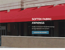 Tablet Screenshot of fabricawnings.com